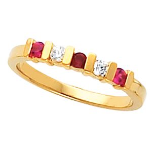 5-Stone Anniversary Ring Mounting