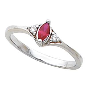 Ring Mounting for Marquise Gemstones