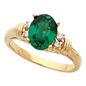 Ring Mounting for Oval Gemstone
