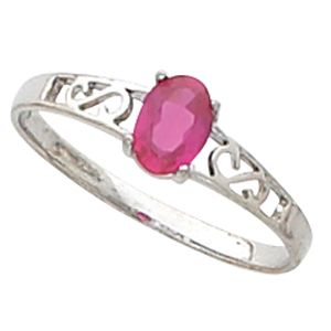 Ring Mounting for Oval Gemstone Solitaire