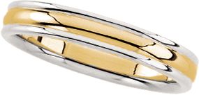 4mm Two-Tone Comfort Fit Design Band