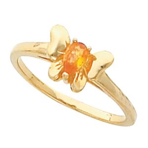 Butterfly Ring Mounting for Pear Shape Gemstone Solitaire