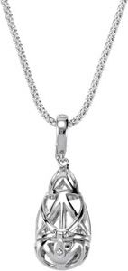 Open Hinged Cage Pendant Enhancer