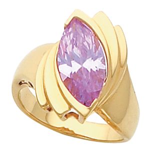 Ring Mounting for Marquise Gemstone