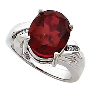 Ring Mounting for Oval Gemstone
