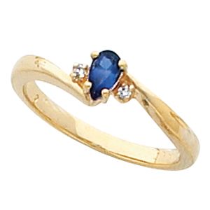 Ring Mounting for Pear Shape Gemstone 