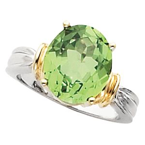 Ring for Oval Gemstone Solitaire