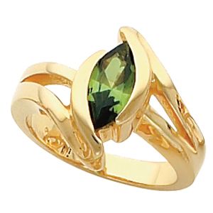 Ring Mounting for Marquise Gemstone