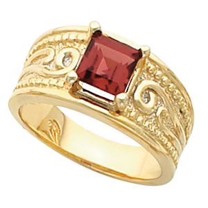 Etruscan-Inspired Solitaire Ring Mounting