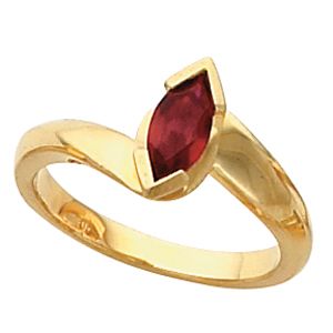 Ring Mounting for Marquise Gemstone