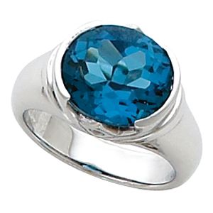 Ring Mounting for Oval Gemstone
