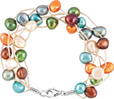 Freshwater Cultured Dyed Pearl Bracelet