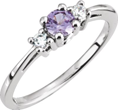 Ring Mounting for Round Gemstone 