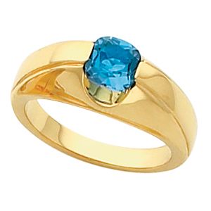Solitaire Bezel Ring Mounting for Antique Center
