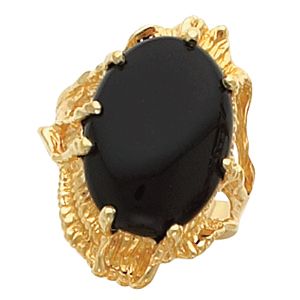 Ring Mounting for Oval Cabochon Gemstone Solitaire