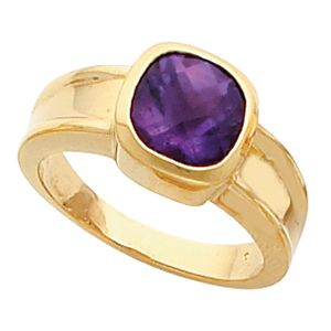  Solitaire Bezel Ring Mounting for Antique Center