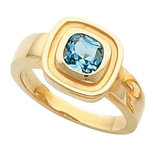 Solitaire Bezel Ring Mounting for Antique Center