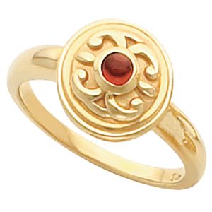 Etruscan-Inspired Solitaire Ring Mounting