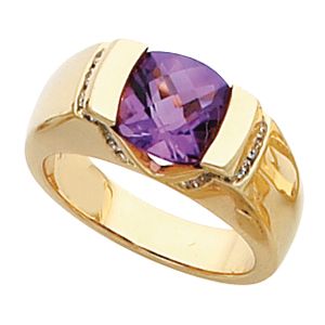 Accented Ring Mounting for Antique Center