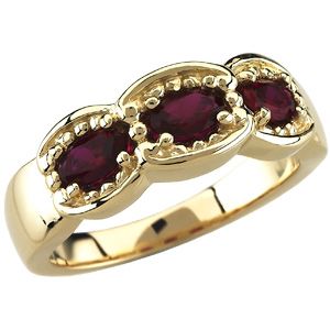 Ring Mounting for Oval Gemstone 