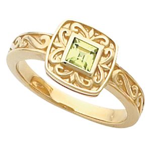 Etruscan-Inspired Solitaire Ring Mounting