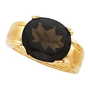 Ring Mounting for Oval Gemstone 