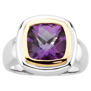 Solitaire Bezel Ring Mounting for Antique Center