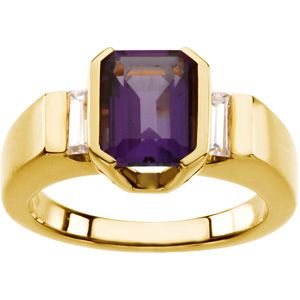  Ring Mounting for Emerald/Octagon Center