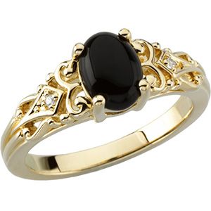 Vintage Style Ring Mounting for Oval Gemstone
