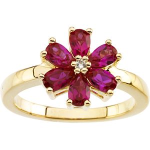  Mounting for Pear Shape Gemstones