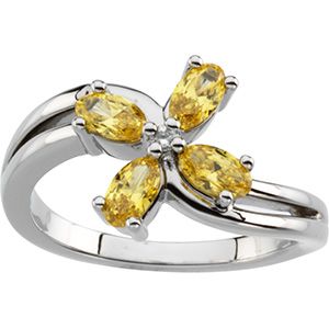 Ring Mounting for Oval Gemstones 