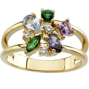 Multiple Shape Stones Mounting for Gemstone