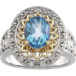 Vintage Style Ring Mounting for Gemstone
