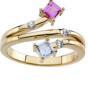 Multiple Shape Stones Mounting for Gemstone
