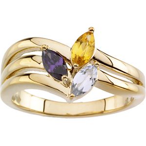 Ring Mounting for Marquise Shape Gemstones