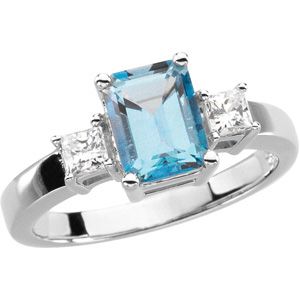  Ring Mounting for Emerald/Octagon Center