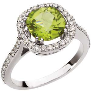 Accented Ring Mounting for Antique Center