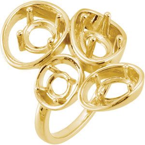 Ring Mounting for Gemstones