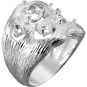 Ring Mounting for Round Stones
