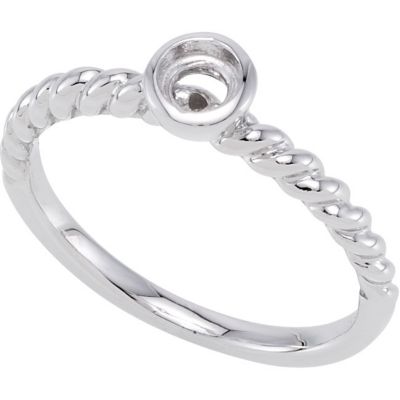 Stackable Mounting for Round Stone