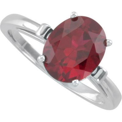 Fleur-de-lis Ring Mounting for Oval Center