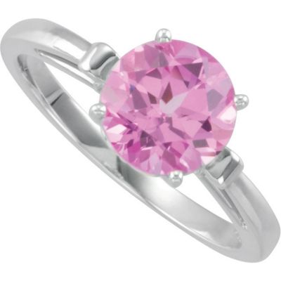 Fleur-de-lis Ring Mounting for Round Center