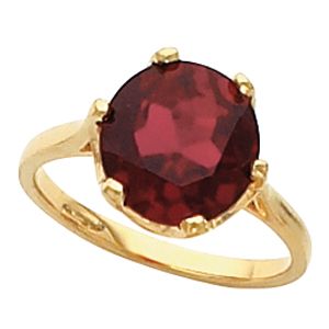 Ring Mounting for Round Gemstone Solitaire