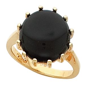 Ring Mounting Base for Round Cabochon, Coin, or Cluster Top