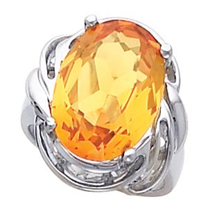 Ring for Oval Shape Gemstone