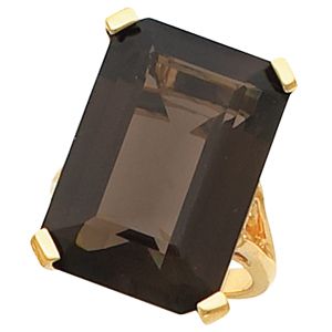 Ring Mounting for Emerald Shape Gemstone