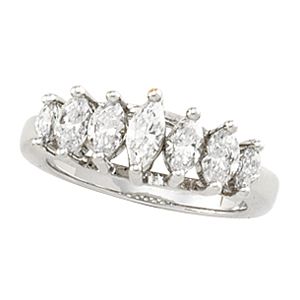 Fancy Anniversary Ring Mounting