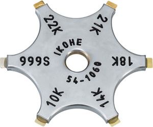 Gold Test Star Plate