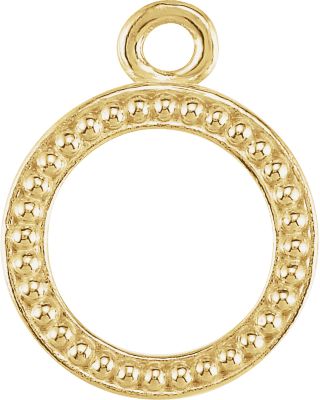 Granulated Design Toggle Ring