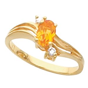 Ring Mounting for Oval Gemstone 